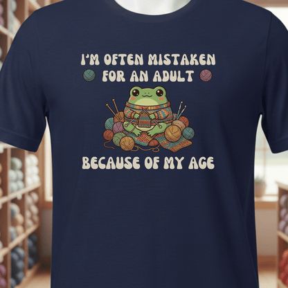 Mistaken For An Adult T-Shirt Navy / XS