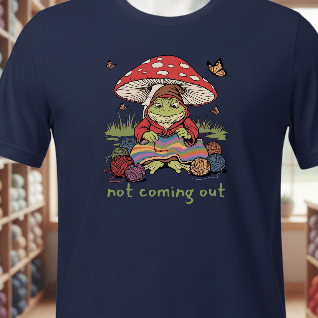 Not Coming Out T-Shirt Navy / XS