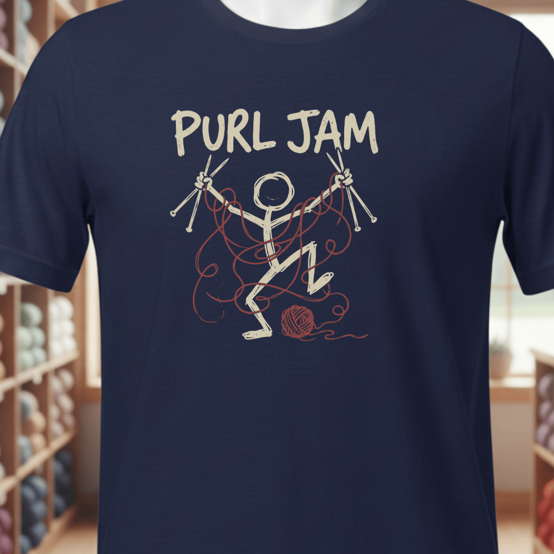 Purl Jam T-Shirt Navy / XS