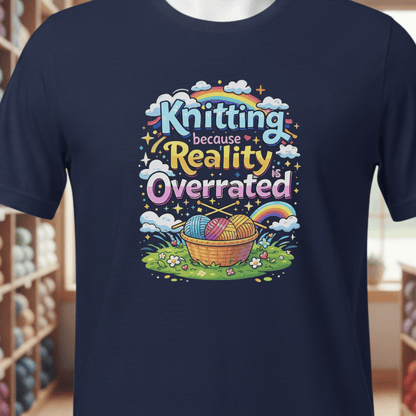Reality is Overrated T-Shirt Navy / XS
