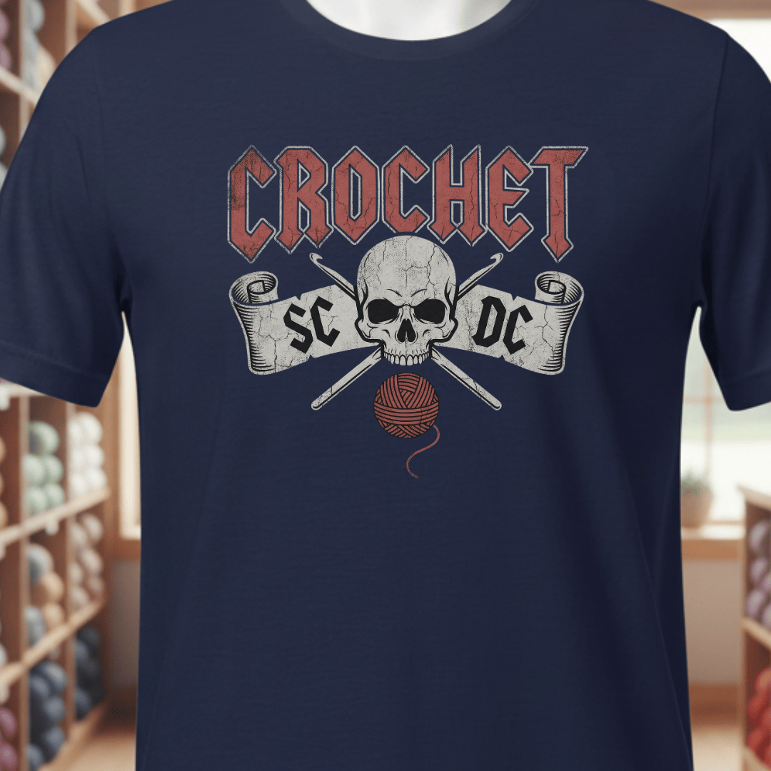 SC / DC Crochet Rock T-Shirt – Rhapsodye Yarns