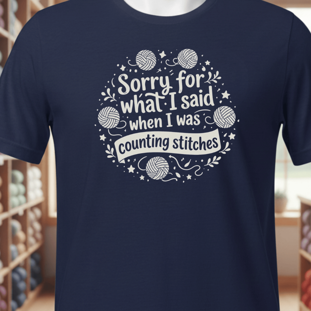 Sorry T-Shirt Navy / XS