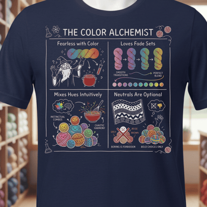 The Color Alchemist Yarn T-Shirt Navy / XS