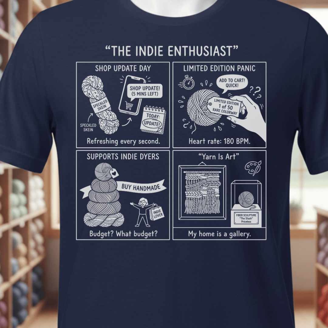 The Indie Enthusiast T-Shirt Navy / XS