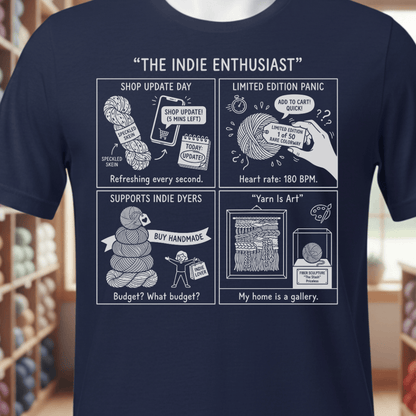 The Indie Enthusiast T-Shirt Navy / XS
