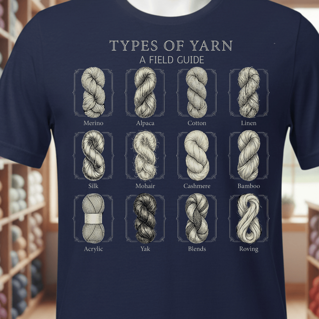 Types Of Yarn T-Shirt Navy / XS