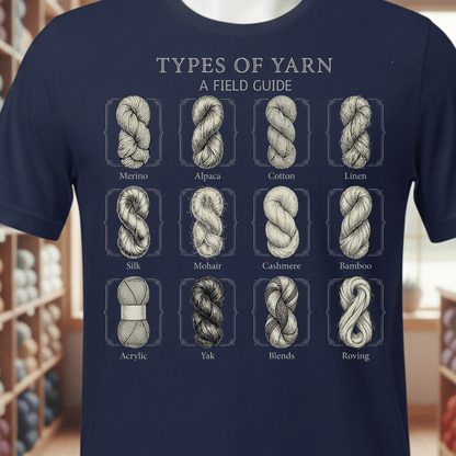 Types Of Yarn T-Shirt Navy / XS