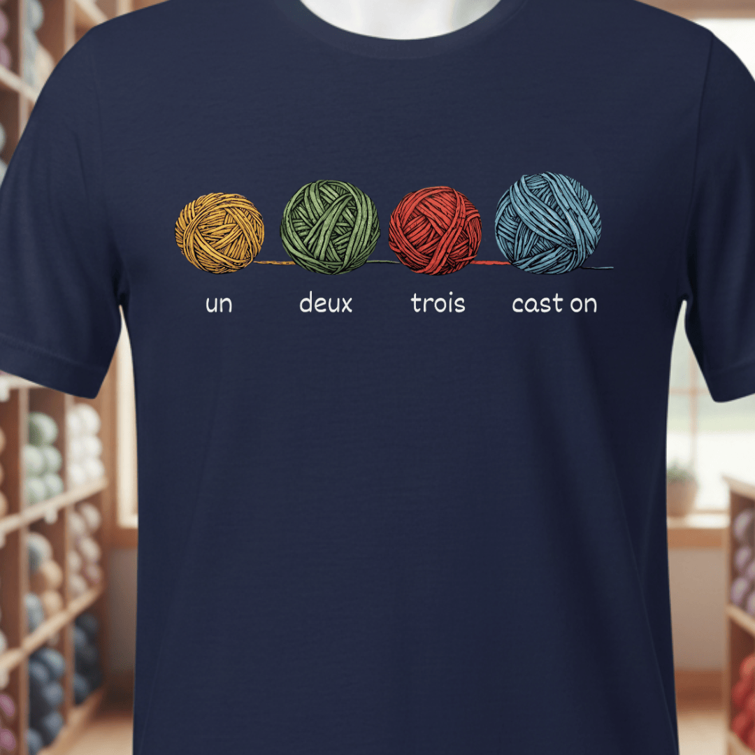 Un Deux Trois Cast On T-Shirt Navy / XS