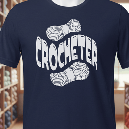 Warped Crocheter T-Shirt Navy / XS