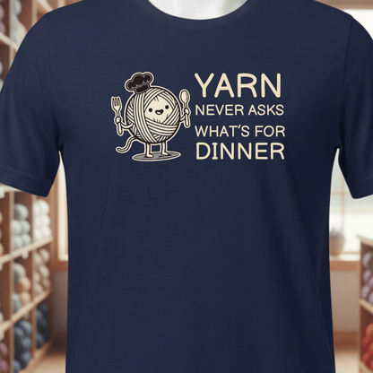 What's For Dinner T-Shirt Navy / XS