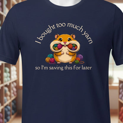 Yarn Hamster T-Shirt Navy / XS