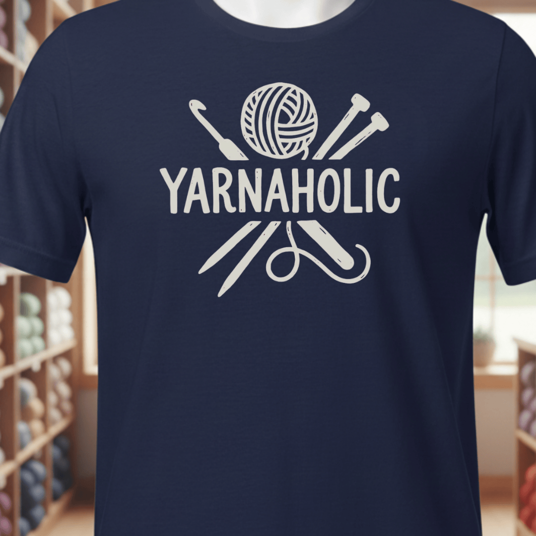 Yarnaholic T-Shirt Navy / XS