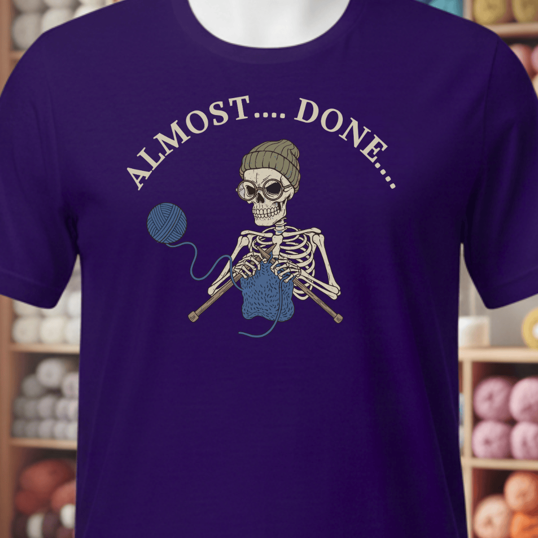 Almost Done T-Shirt Purple / XS