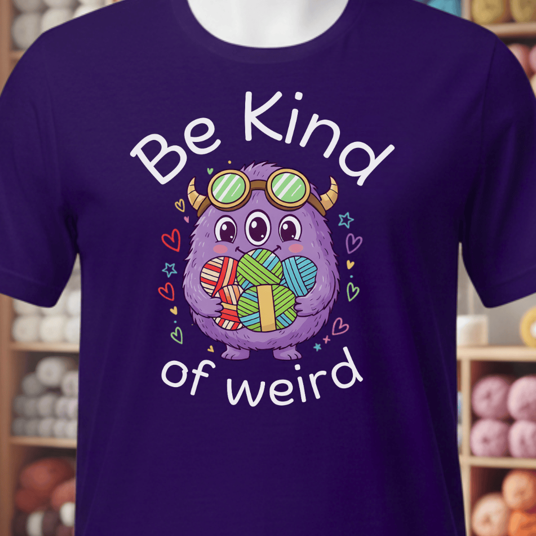 Be Kind Of Weird T-Shirt Purple / XS