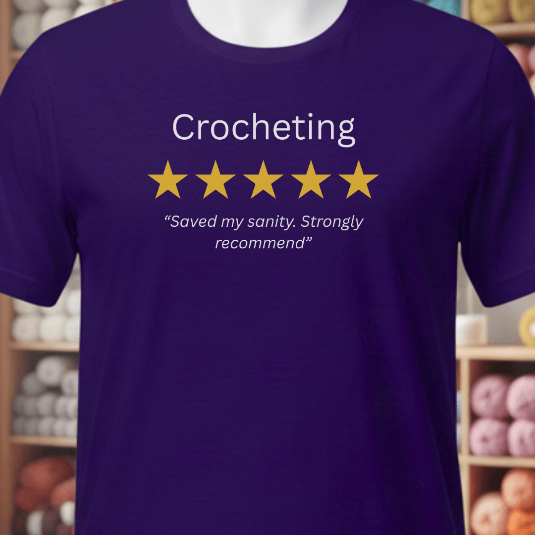 Crocheting Review T-Shirt Purple / XS