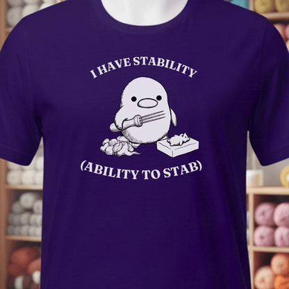 Felting Stability T-Shirt Purple / XS