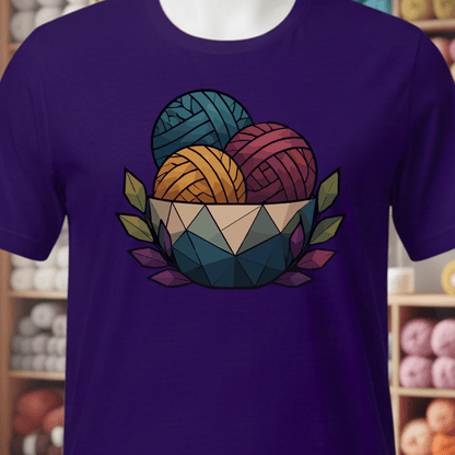 GeoBowl T-Shirt Purple / XS