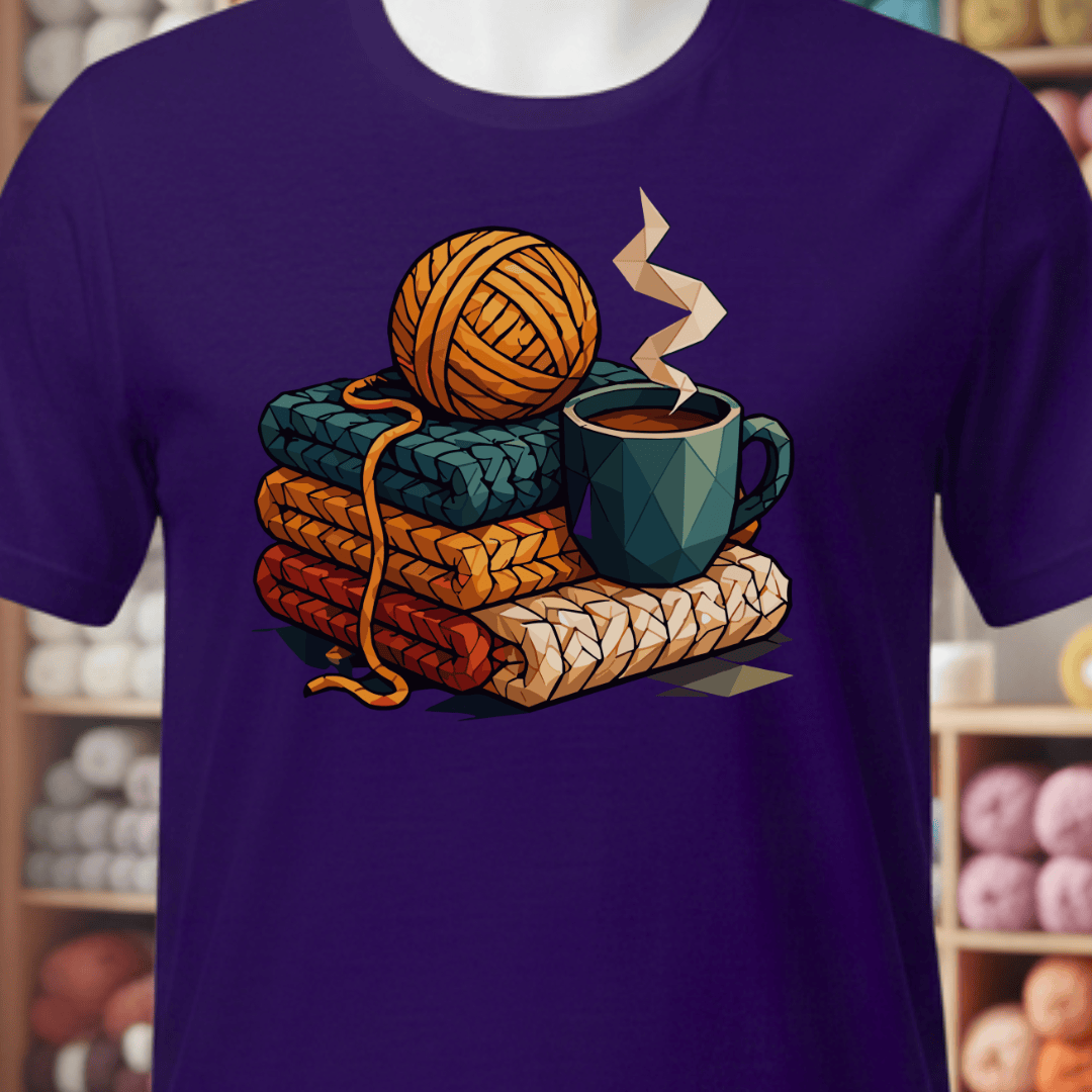 GeoComfort T-Shirt Purple / XS