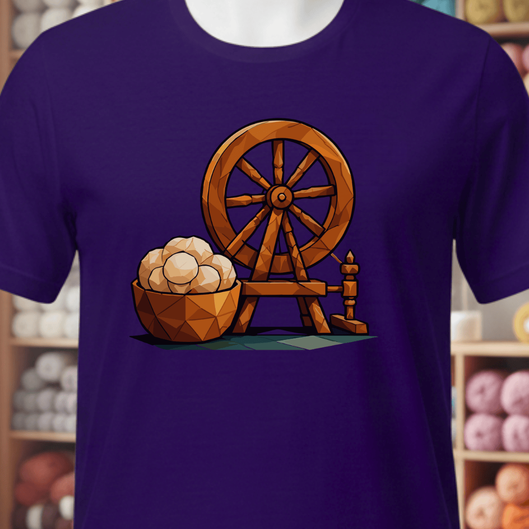 GeoWheel T-Shirt Purple / XS