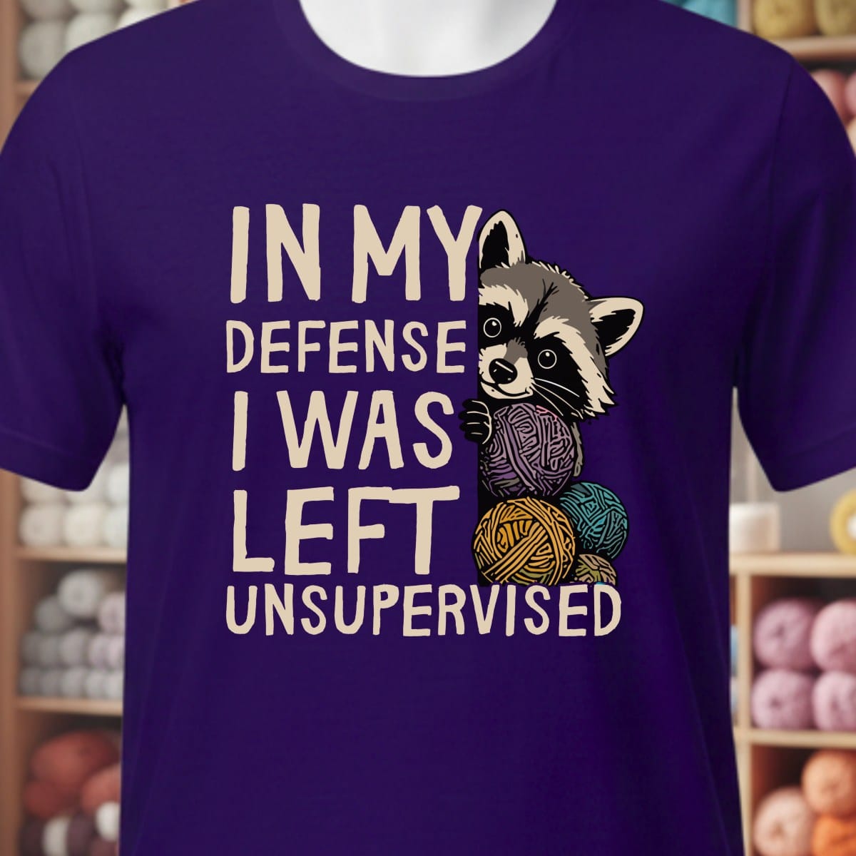 In My Defense T-Shirt Purple / XS