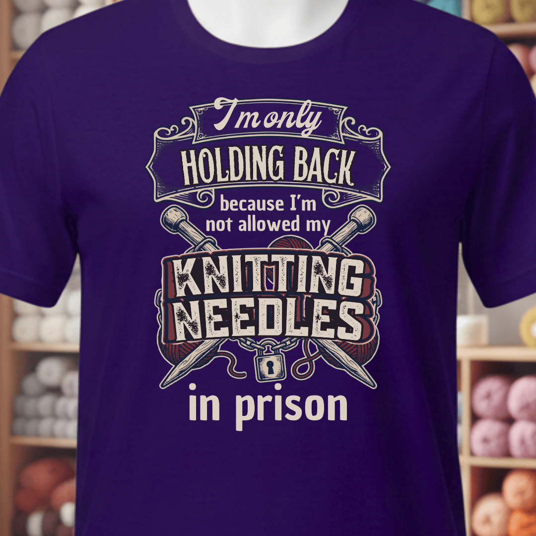 In Prison T-Shirt Purple / XS