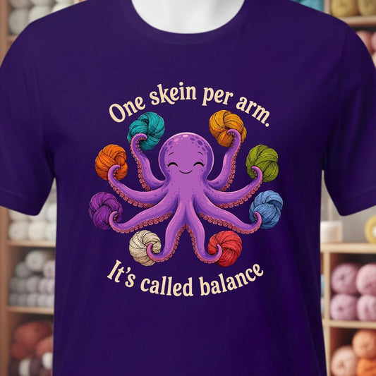 It's Called Balance T-Shirt Purple / XS