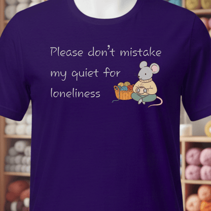My Quiet T-Shirt Purple / XS