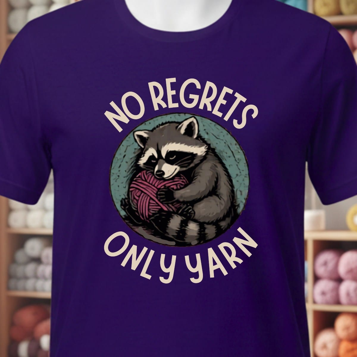 No Regrets Light T-Shirt Purple / XS