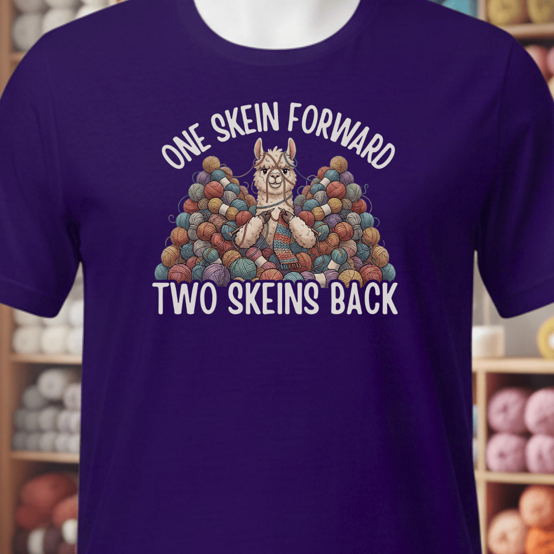 One Skein Forward T-Shirt Purple / XS