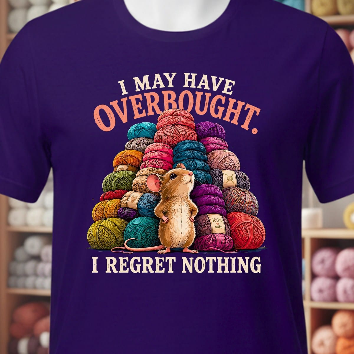 Overbought T-Shirt Purple / XS