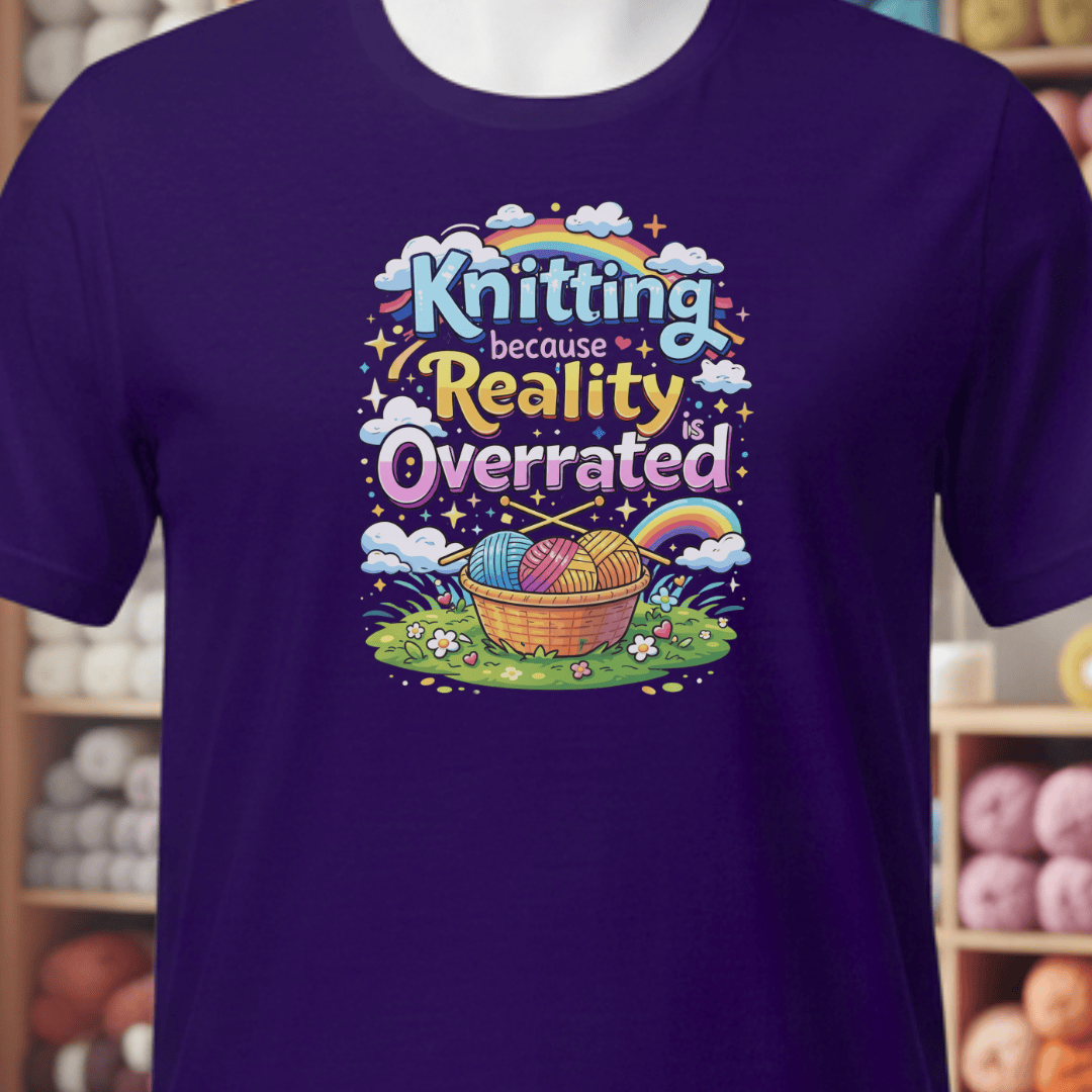 Reality is Overrated T-Shirt Purple / XS