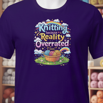 Reality is Overrated T-Shirt Purple / XS