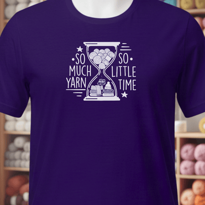 So Much Yarn T-Shirt Purple / XS