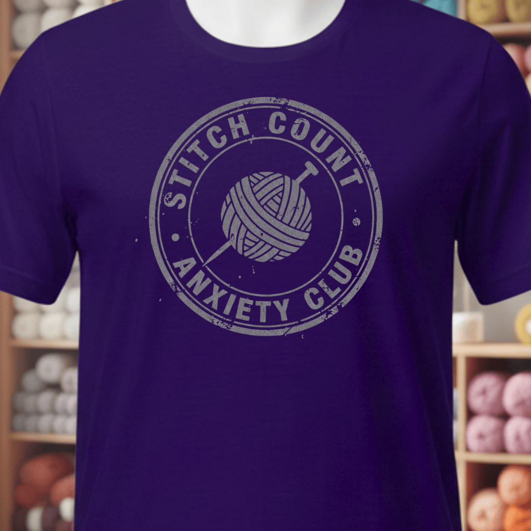 Stitch Count T-Shirt Purple / XS