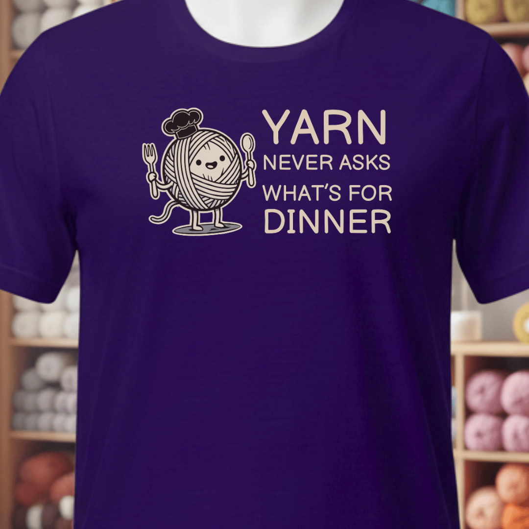 What's For Dinner T-Shirt Purple / XS