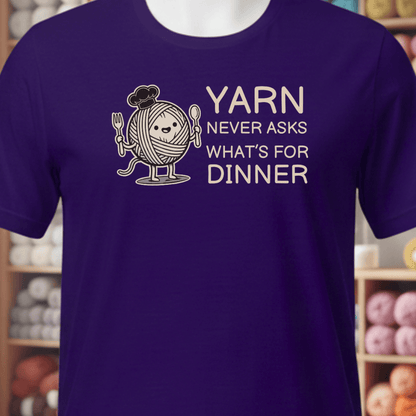 What's For Dinner T-Shirt Purple / XS