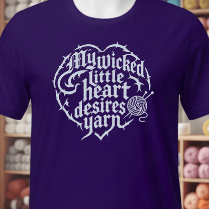 Wicked Little Heart T-Shirt Purple / XS