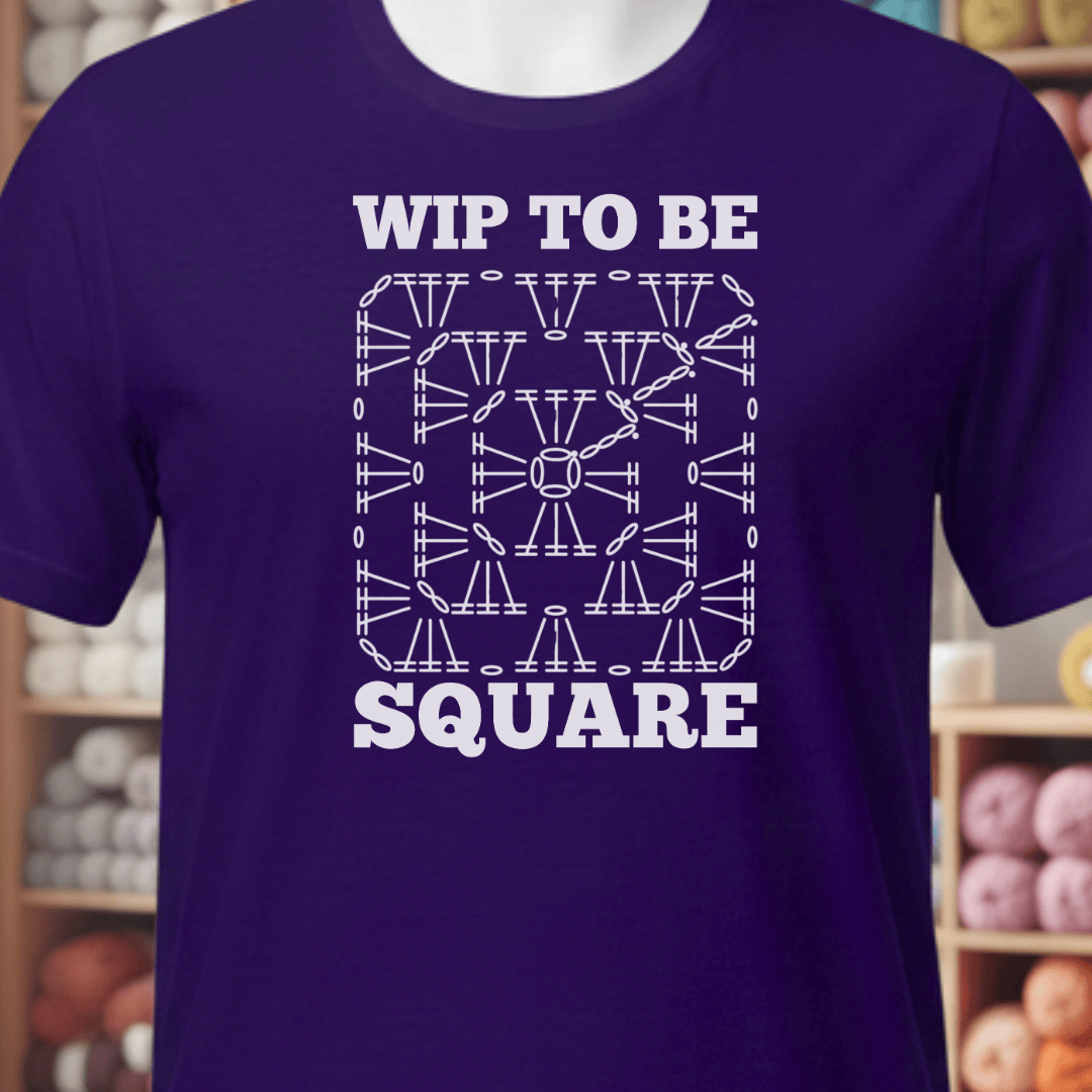 WIP to be Square T-Shirt Purple / XS