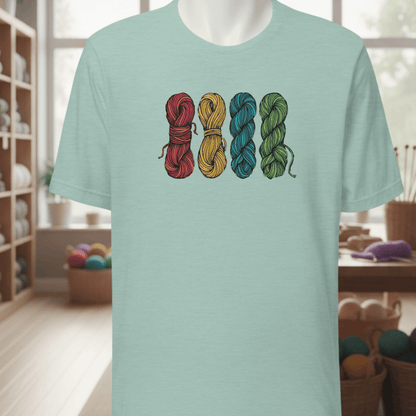 4 Sketched Skeins T-Shirt Sea Breeze / S