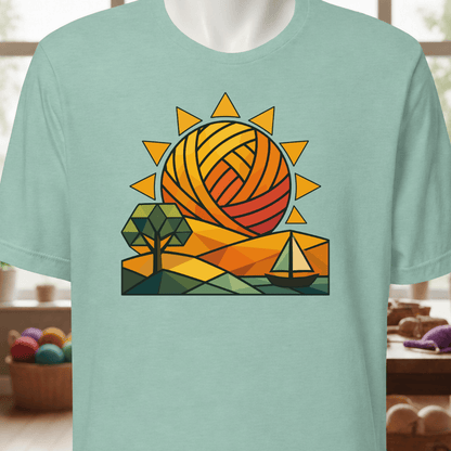 GeoSunrise T-Shirt Sea Breeze / XS