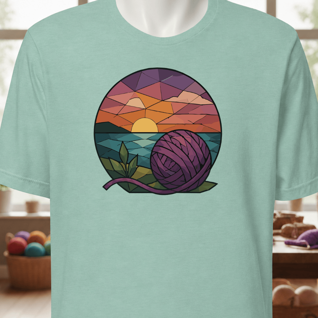 GeoSunset T-Shirt Sea Breeze / XS
