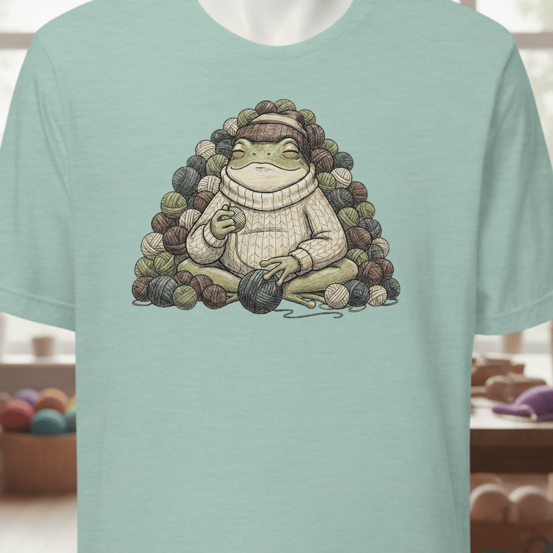 Happy Place Frog T-Shirt Sea Breeze / XS