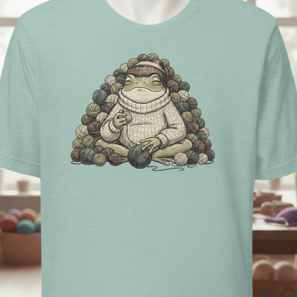 Happy Place Frog T-Shirt Sea Breeze / XS