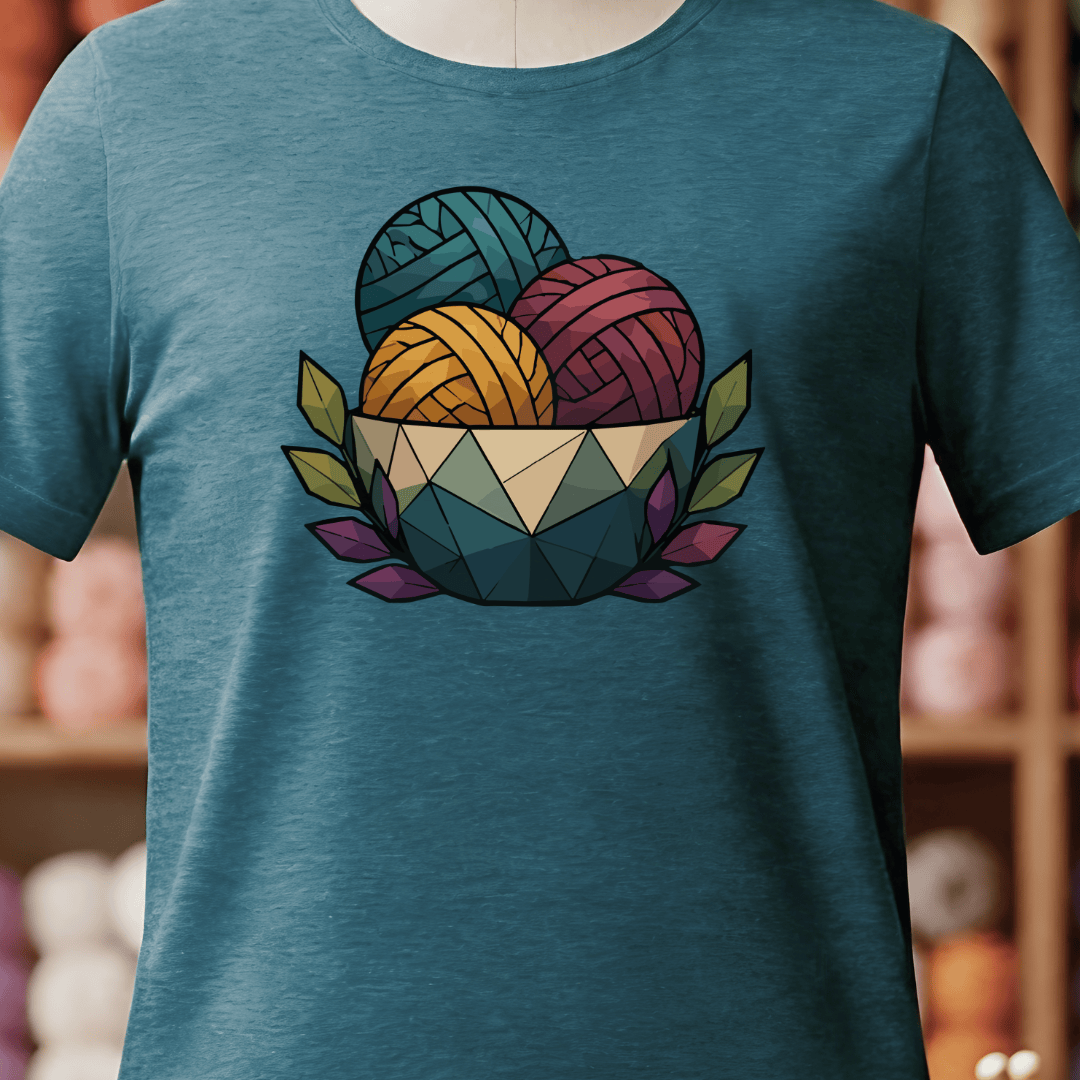 GeoBowl T-Shirt Teal Blue / S