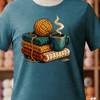 GeoComfort T-Shirt Teal Blue / S