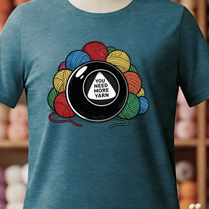 Magic Yarn Ball T-Shirt Teal Blue / S