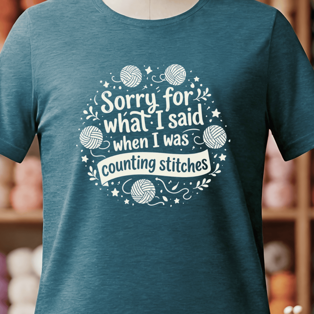 Sorry T-Shirt Teal Blue / S