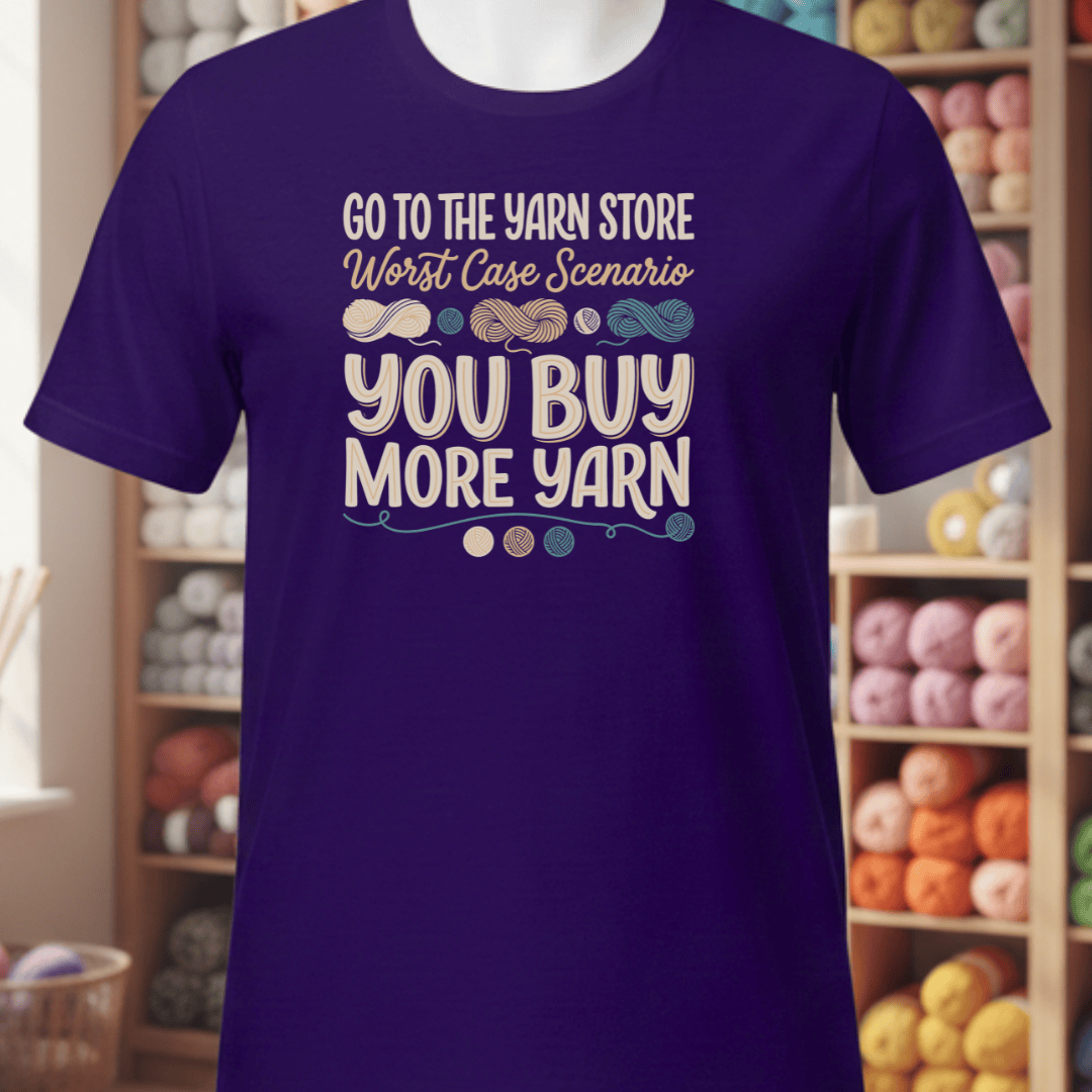 Buy More Yarn T-Shirt Team Purple / S