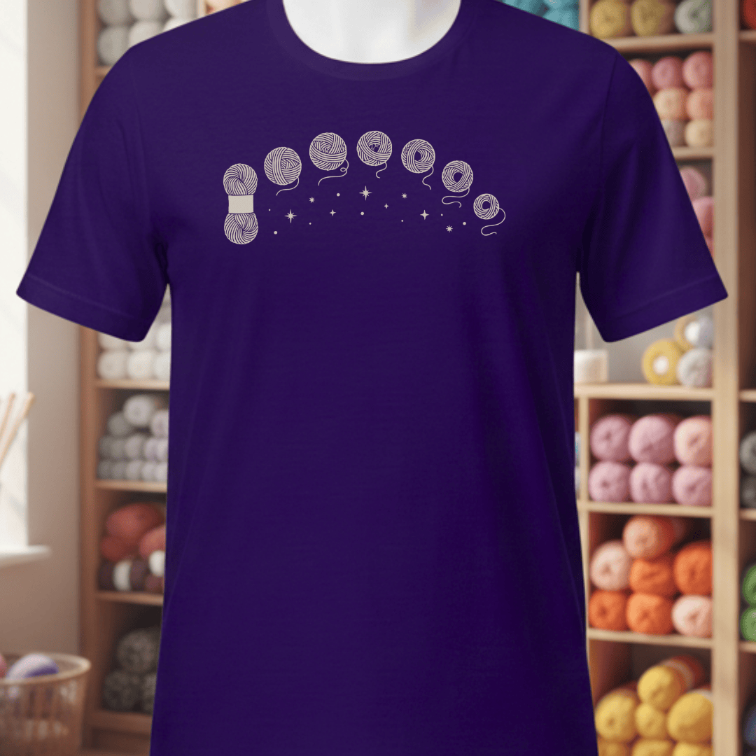 Celestial Yarn T-Shirt Team Purple / S