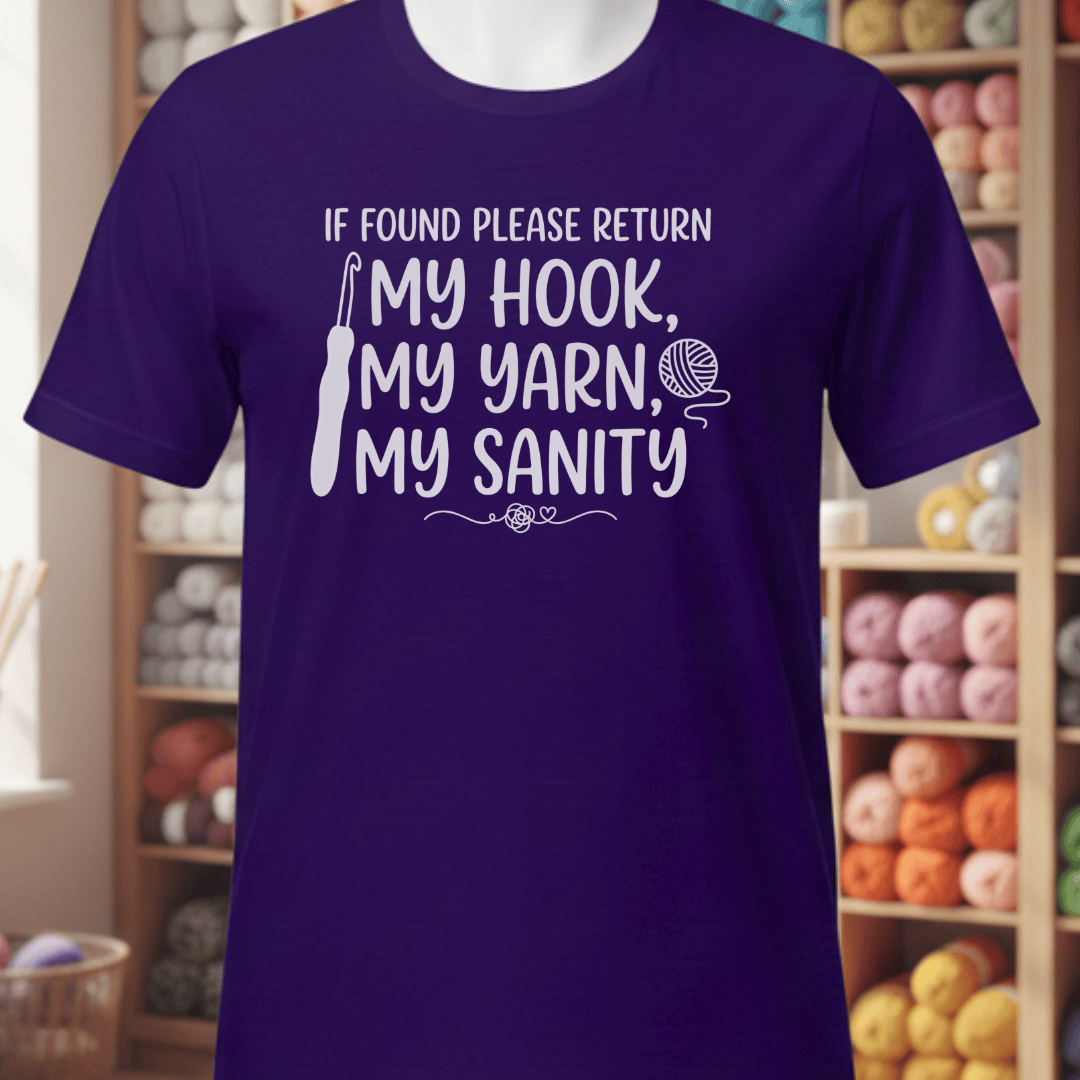 If Found T-Shirt Team Purple / S